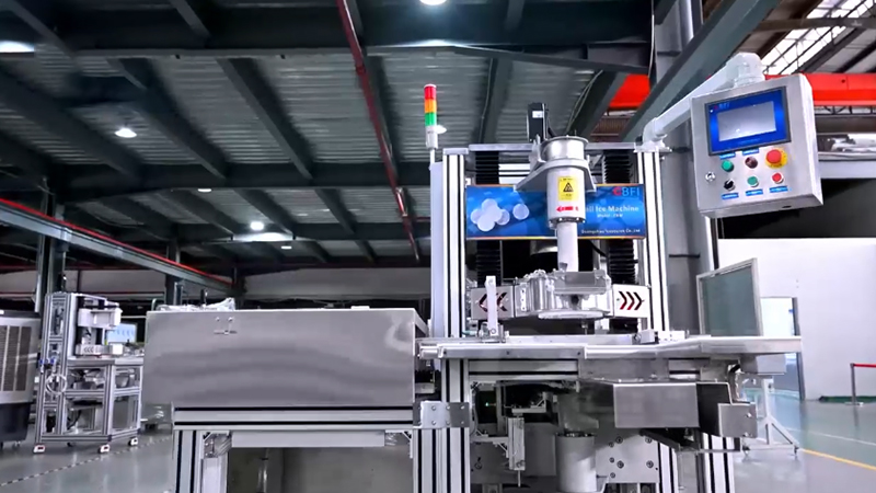 Single Head Automatic Ball Ice Cutting Machine