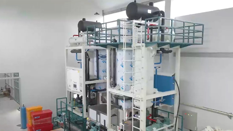 2×20 Ton Integrated Tube Ice Machines in Indonesia