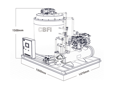 BF5000 Flake Ice Machine