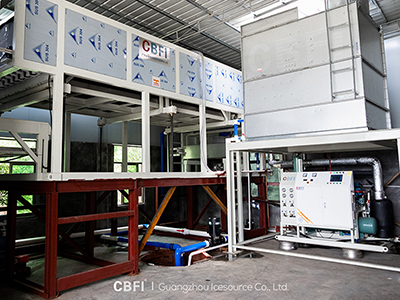 10-ton Direct Cooling Block Ice Machine for Huizhou Client in 2021