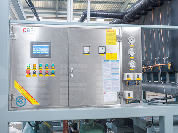 2 x 15-ton Direct Cooling Block Ice Machines for Indonesian Client