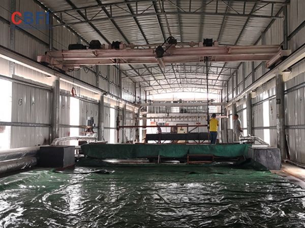 40 Tons of Brine Ice Making System for Client in Jiangmen