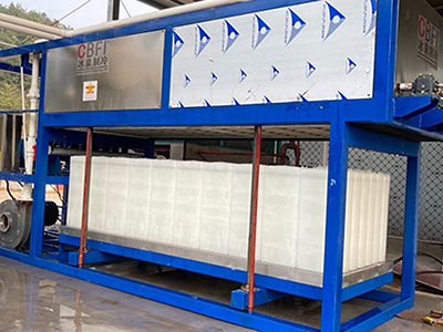 5 Tons Direct Cooling Block Ice Machine for Guizhou Client in 2021