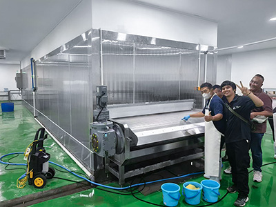 Freezing Tunnel for Fish Fillets in Indonesia