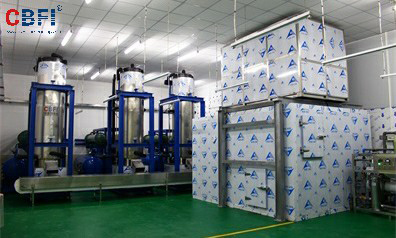 Guangzhou--45 Tons of Tube Ice Automatic Edible Ice and Ice Factory