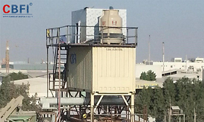Qatar--Concrete cooling 30 tons flake ice system